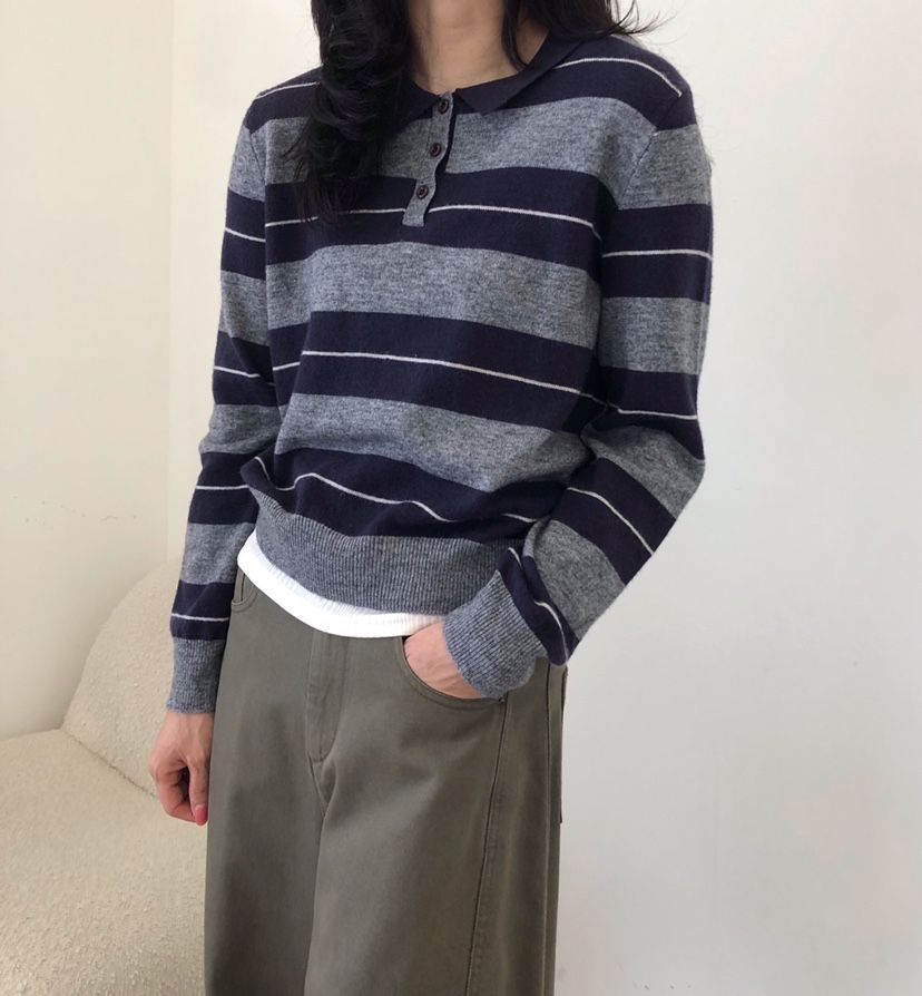 GLAD SOME韓國代購女士新品時尚熱賣推薦真品休閑針織衫GLAD SOME針織衫