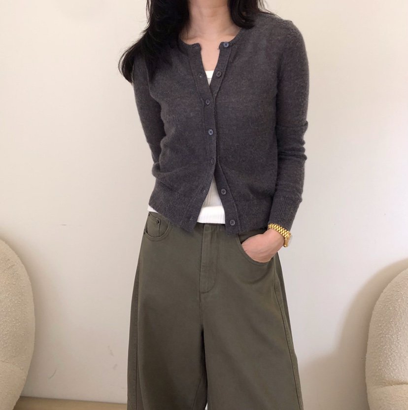 GLAD SOME東大門實拍女士新品時尚真品休閑人氣針織衫開衫GLAD SOME針織衫