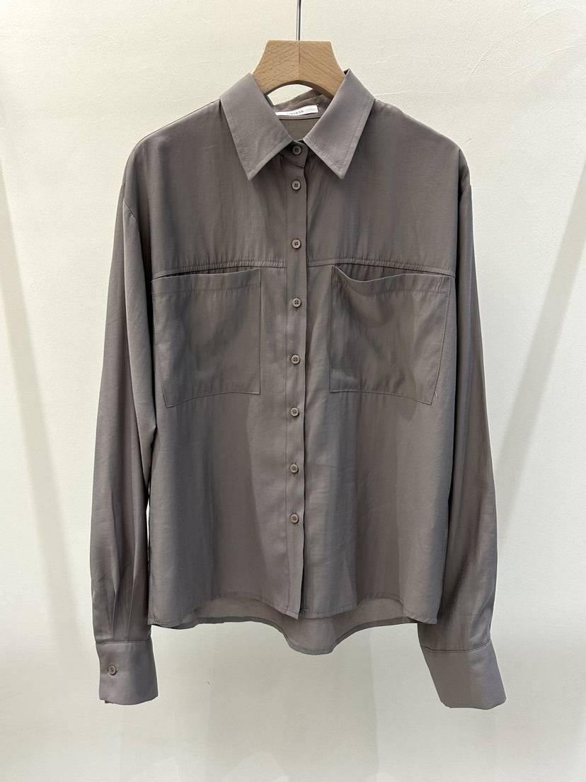 OBSESS韓國直郵女裝新款時尚真品推薦人氣襯衫蕾絲衫口袋OBSESS襯衫/蕾絲衫