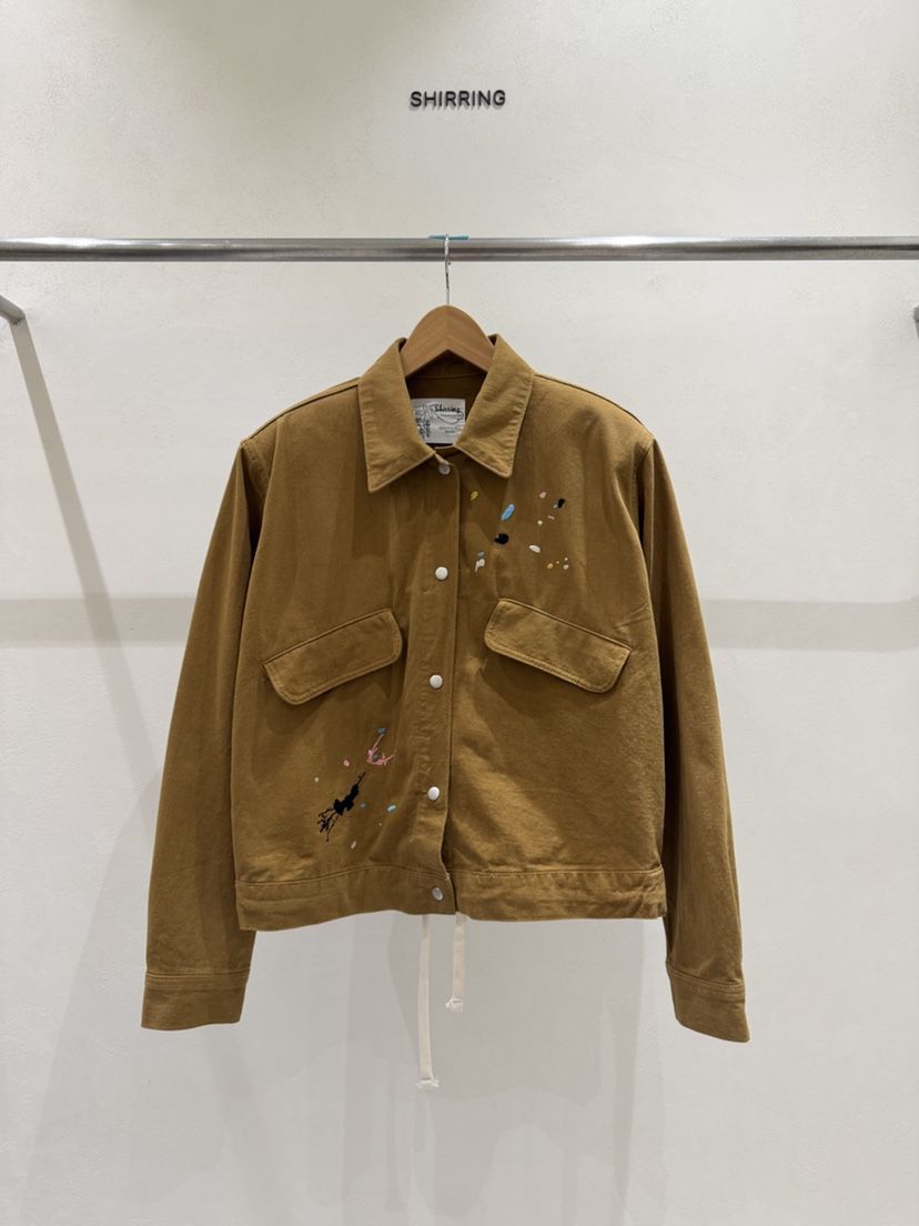 SHIRRING東大門實拍女裝新款休閑人氣真品時尚推薦夾克刺繡SHIRRING夾克