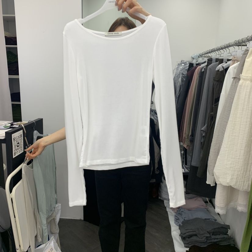 OWNS東大門實拍女裝新品真品人氣休閑推薦熱賣時尚長袖T恤OWNS長袖T恤