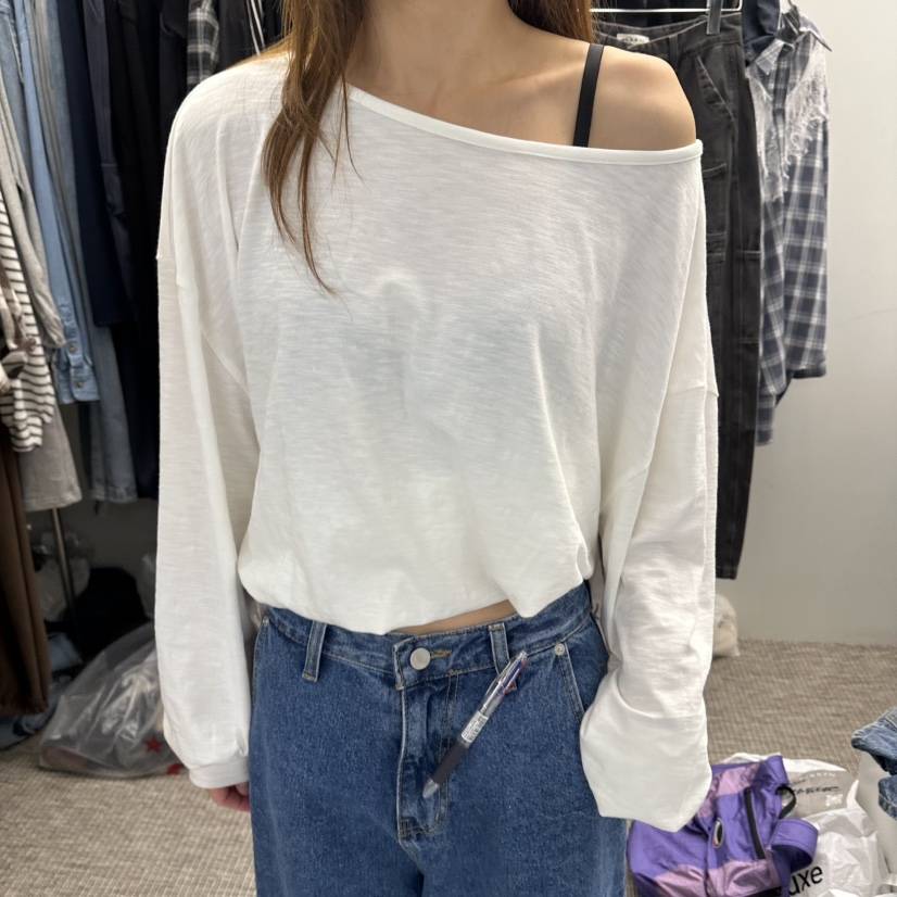 VIRKIN東大門代購女士新品休閑熱賣時尚真品人氣職業長袖T恤VIRKIN長袖T恤