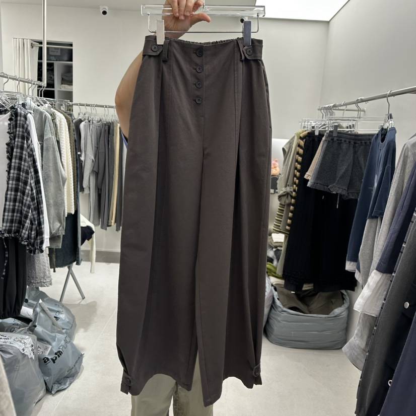 ANDE東大門代購女士新品休閑時尚真品熱賣人氣休閑褲褶裥ANDE休閑褲