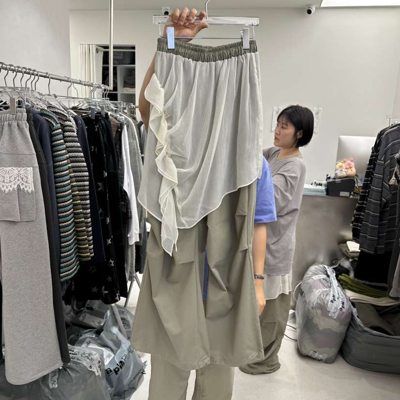 ANDE東大門實拍女士新品熱賣真品休閑人氣時尚推薦裙褲褶裥ANDE裙褲