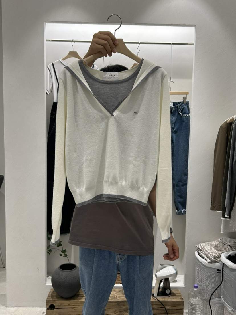 RE:FRESH-L東大門實拍女士新品休閑真品人氣熱賣時尚針織衫RE:FRESH-L針織衫