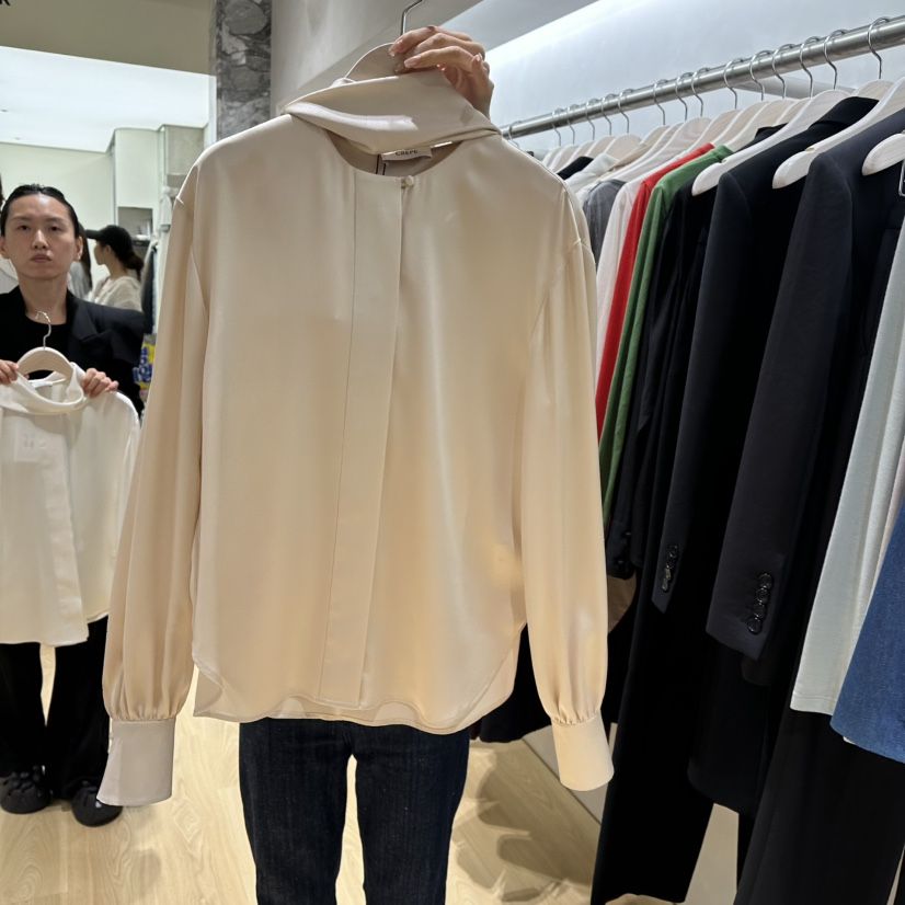 CREPE東大門代購女士新品推薦熱賣休閑時尚真品襯衫蕾絲衫CREPE襯衫/蕾絲衫