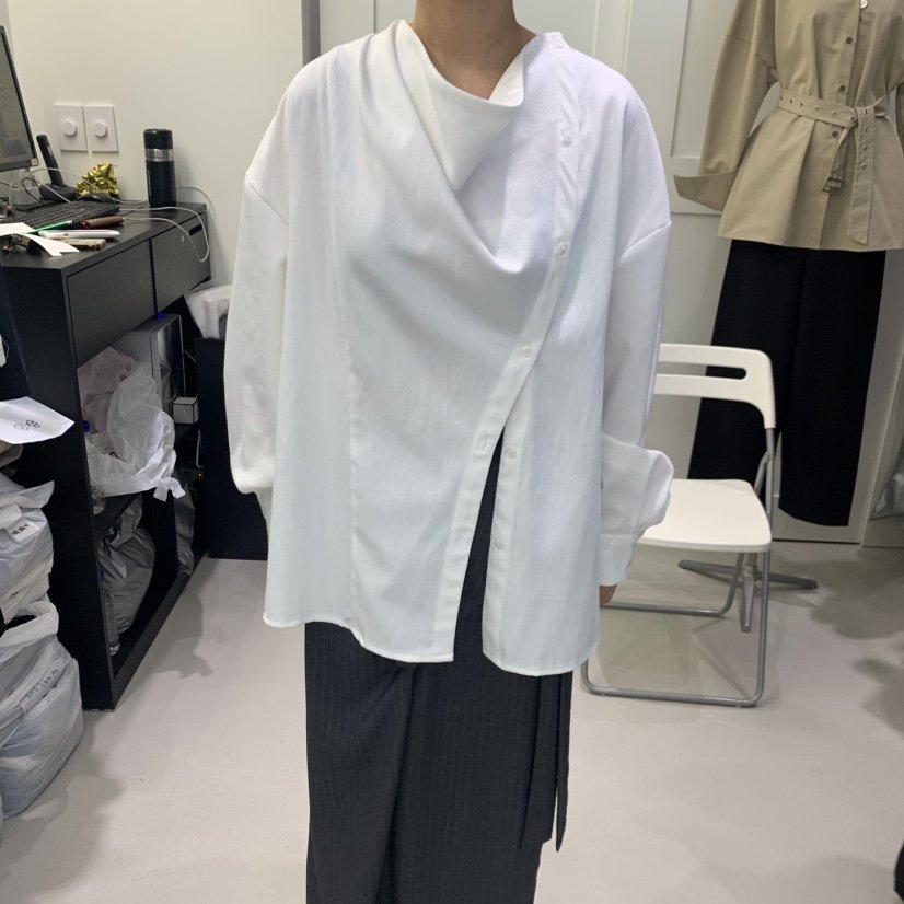 AMON東大門直郵女士新品熱賣推薦真品人氣襯衫蕾絲衫褶裥AMON襯衫/蕾絲衫