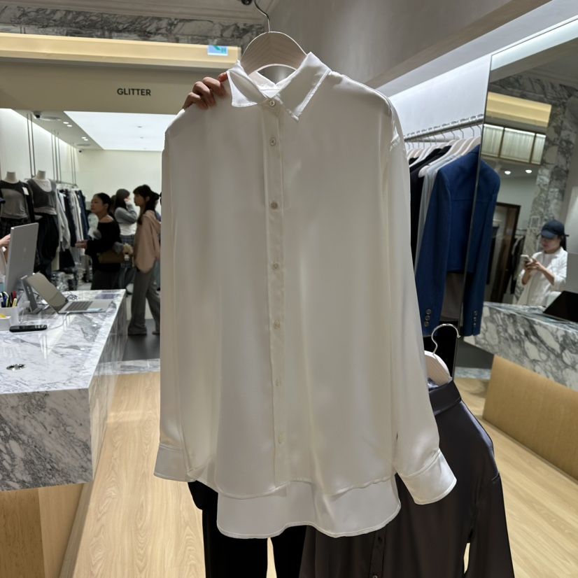 CREPE東大門實拍女士新品推薦人氣熱賣時尚真品襯衫蕾絲衫CREPE襯衫/蕾絲衫