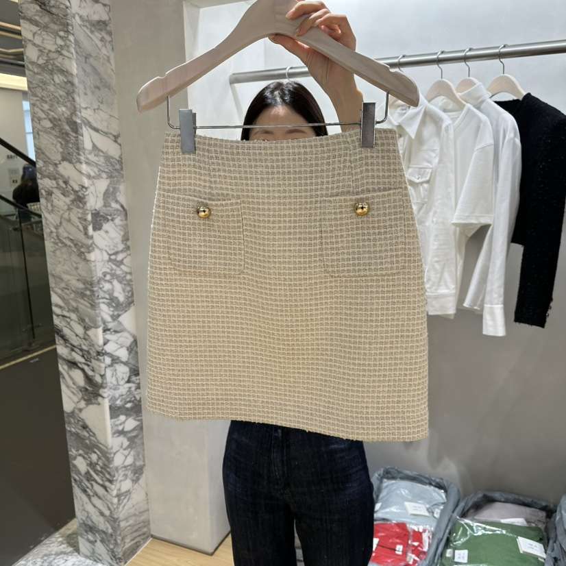 CREPE東大門實拍女士新款真品人氣熱賣休閑時尚半身裙中短裙CREPE半身裙/中短裙
