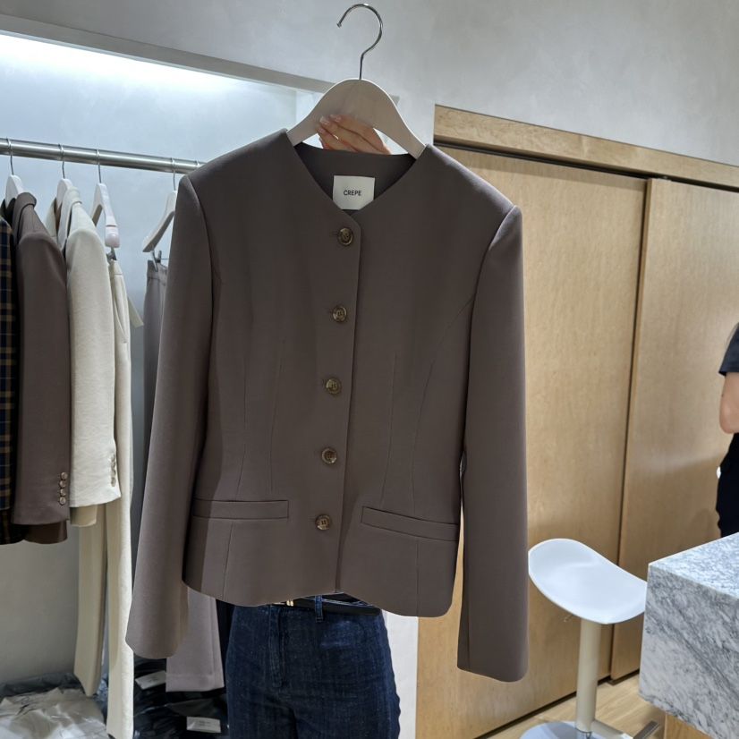 CREPE韓國直郵女裝新品休閑真品推薦時尚熱賣人氣西裝西服CREPE西裝/西服