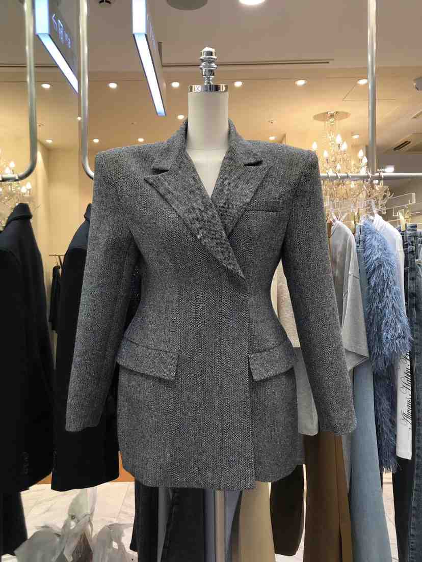 WORK SHOP韓國代購女裝新品熱賣真品休閑時尚推薦夾克羊毛Work_shop夾克