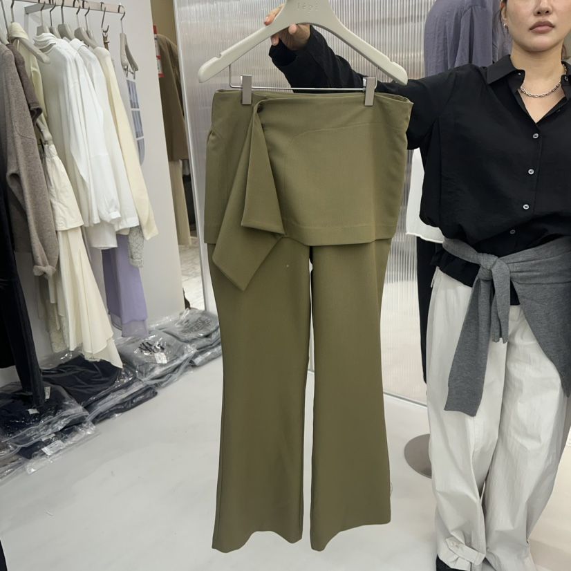 LEPI韓國直郵女士新品推薦人氣休閑真品時尚裙褲裹身裙喇叭LEPI裙褲