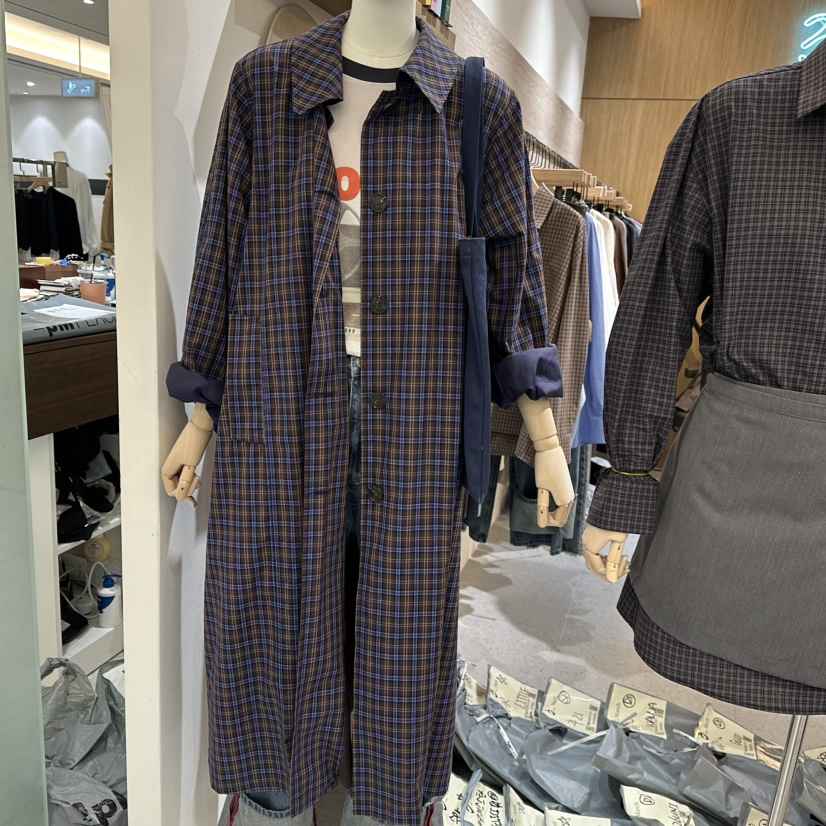 BISHOP/APOINT/3MARCH東大門實拍女士新品時尚長款風衣BISHOP/APOINT/3MARCH長款風衣