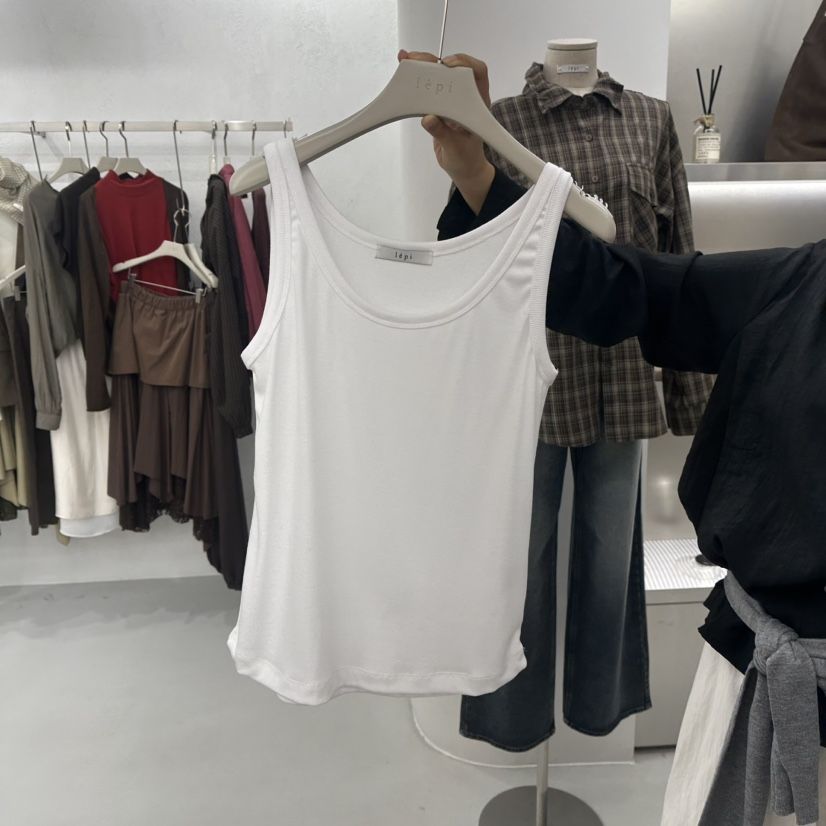 LEPI東大門實拍女士新品時尚休閑人氣推薦真品吊帶背心波紋LEPI吊帶/背心