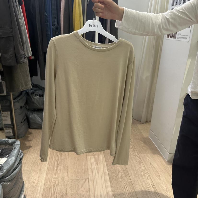 REIRAI韓國直郵女士新品時尚休閑真品人氣推薦熱賣長袖T恤Reirai長袖T恤