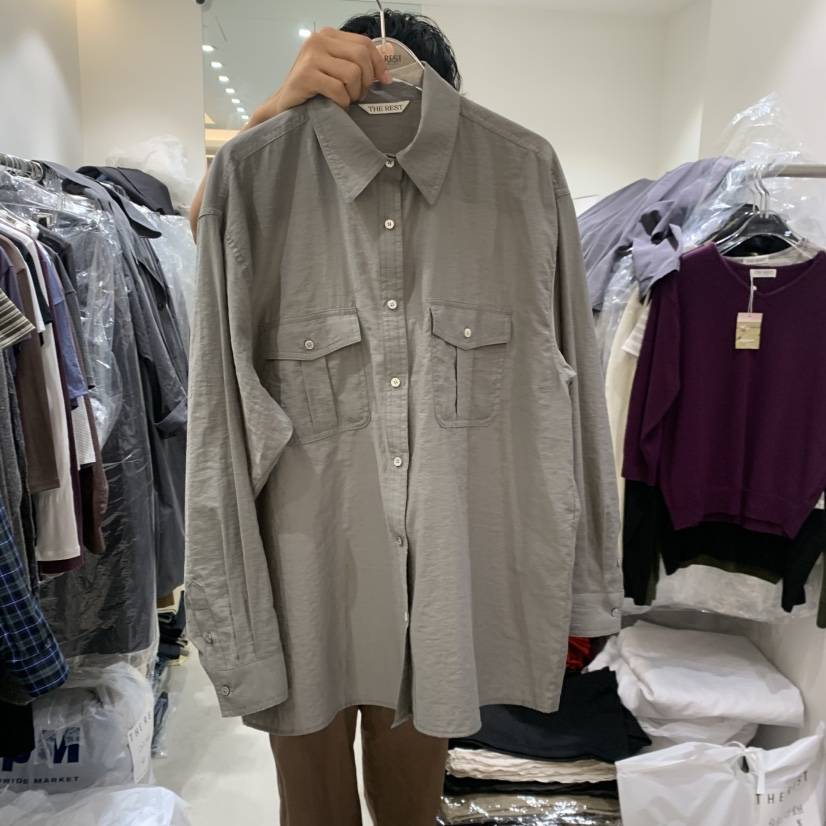 THE REST韓國代購女裝新品時尚推薦真品休閑人氣襯衫蕾絲衫THE REST/UNNOEUD襯衫/蕾絲衫