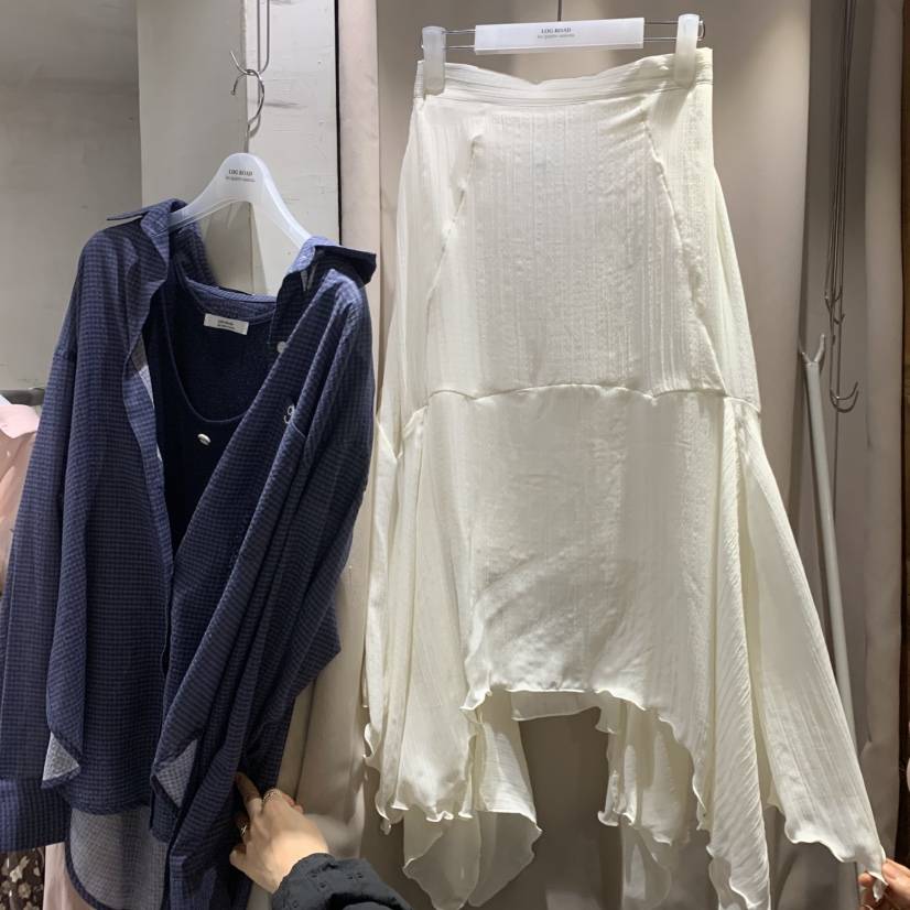LOGROAD韓國代購女裝新款真品休閑熱賣時尚推薦半身裙中短裙LOG ROAD半身裙/中短裙