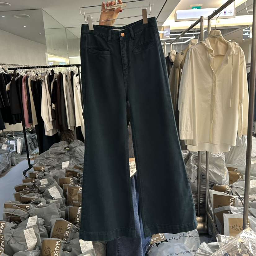 DOUBLE STANDARD/LE SMOKING/MAISONSTAFF東大門代購女裝新品休閑牛仔褲MAISONSTAFF牛仔褲