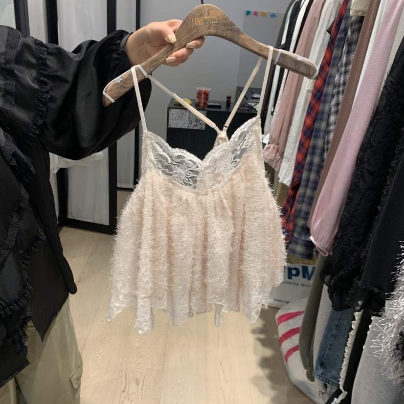LOVE PULL東大門實拍女士新品人氣推薦休閑真品吊帶背心LOVE PULL吊帶/背心