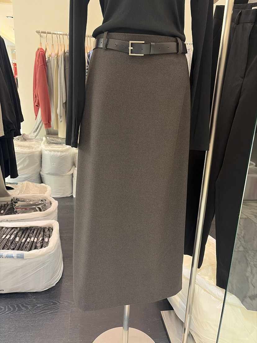 POSTMODERN韓國直郵女士新款熱賣時尚真品長裙不含腰帶束帶POSTMODERN長裙