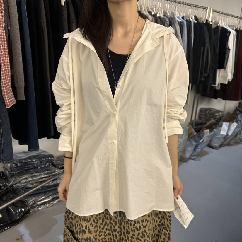 DOUBLE STANDARD/LE SMOKING/MAISONSTAFF東大門代購女裝新品休閑襯衫蕾絲衫連帽衫MAISONSTAFF襯衫/蕾絲衫