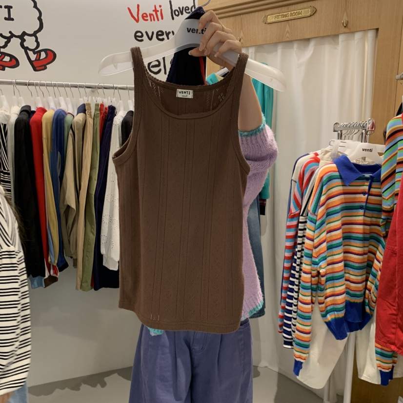 VENTI韓國直郵女裝新品真品推薦休閑人氣時尚吊帶背心無袖VENTI吊帶/背心