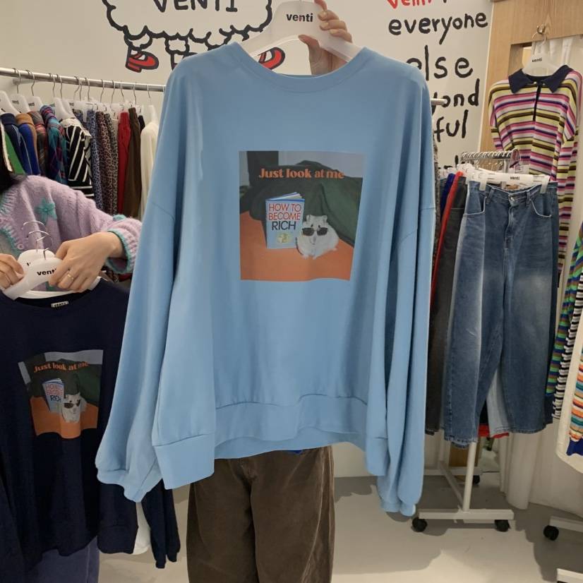 VENTI東大門代購女士新品時尚人氣推薦休閑真品熱賣衛衣VENTI衛衣