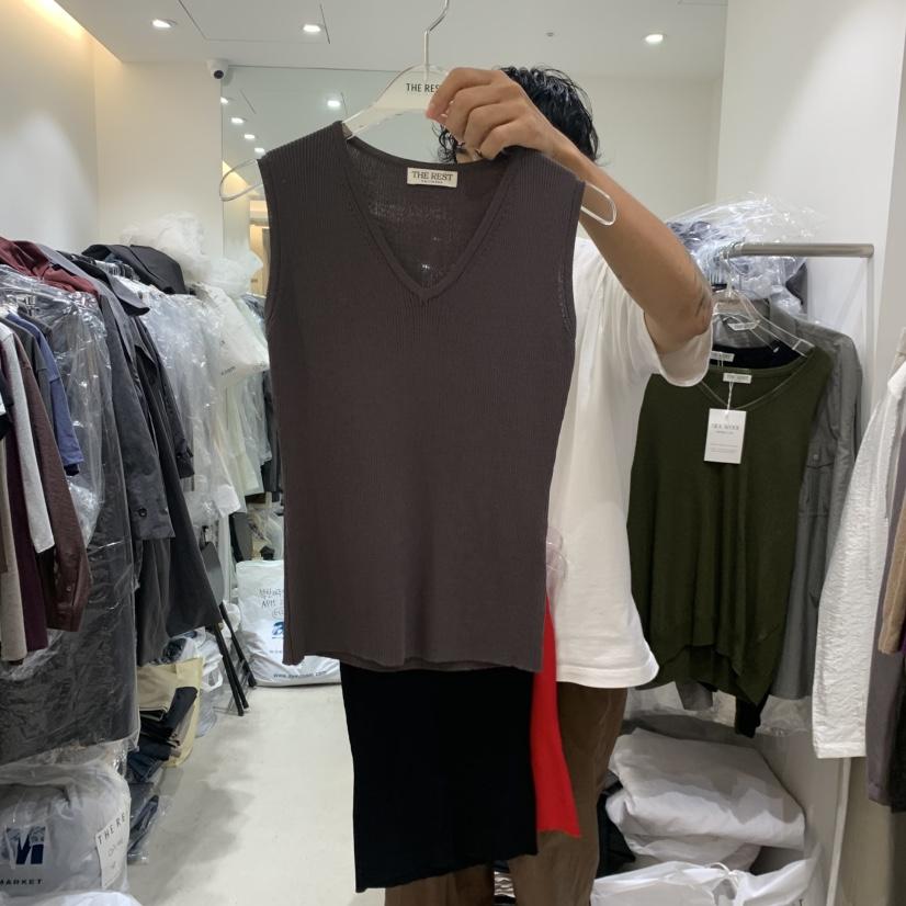 THE REST韓國直郵女裝新品熱賣休閑真品時尚推薦吊帶背心THE REST/UNNOEUD吊帶/背心