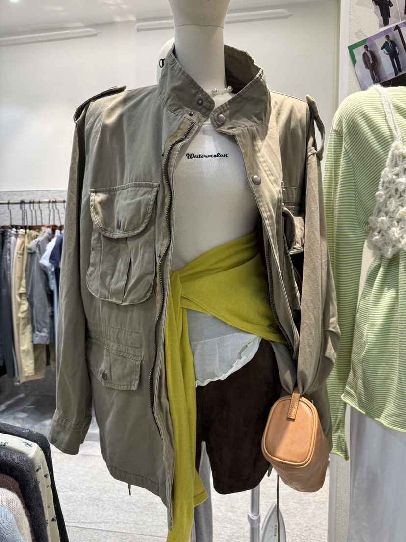 WATER MELON東大門代購女裝新款推薦人氣熱賣真品夾克口袋WATER MELON夾克