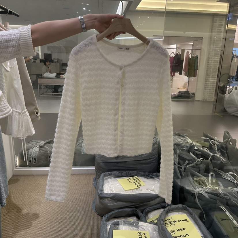VEGETABLE東大門直郵女裝新品推薦休閑時尚熱賣真品人氣開衫VEGETABLE開衫