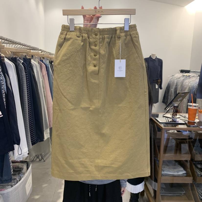 TAN&amp;COMO韓國直郵女裝新款真品時尚休閑半身裙中短裙tan-COMO半身裙/中短裙
