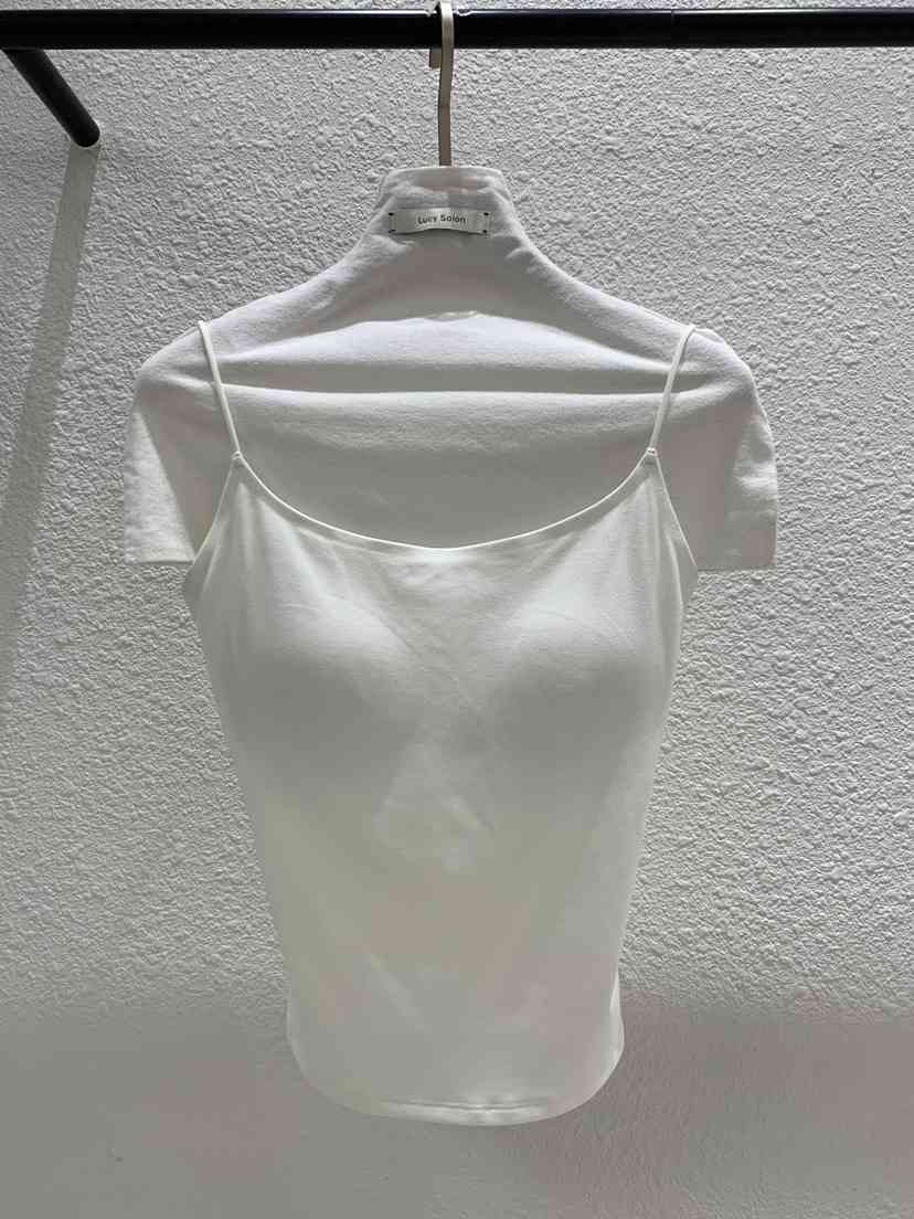 LUCY SALON韓國直郵女裝新款職業休閑真品推薦吊帶背心無袖LUCY SALON吊帶/背心