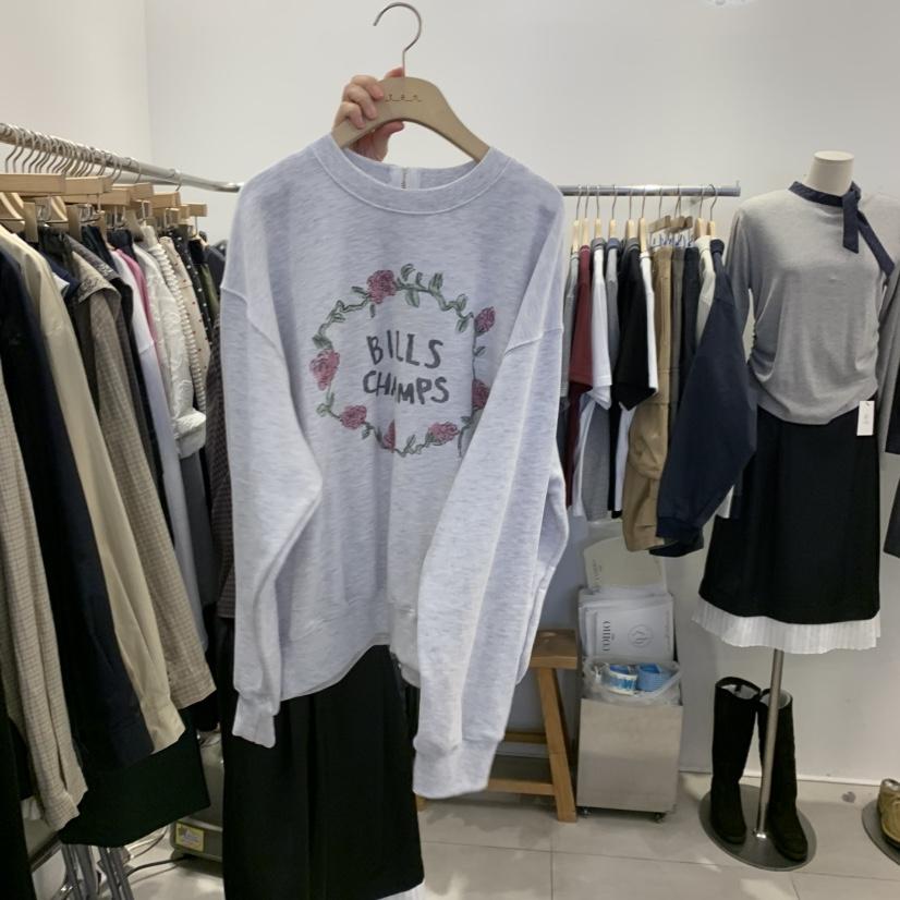 TAN&amp;COMO韓國代購女裝新品人氣休閑真品推薦衛衣拉鏈tan-COMO衛衣