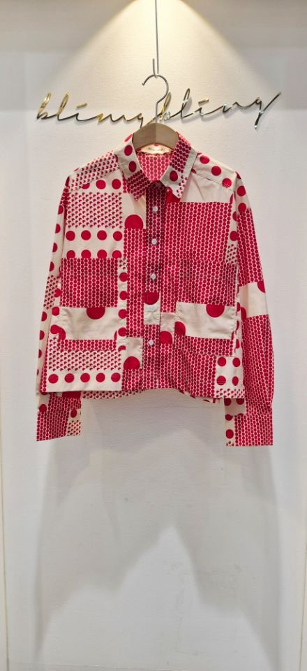BLING BLING-S/RICO東大門直郵女裝新品推薦襯衫蕾絲衫圓點BLING BLING-S/RICO襯衫/蕾絲衫