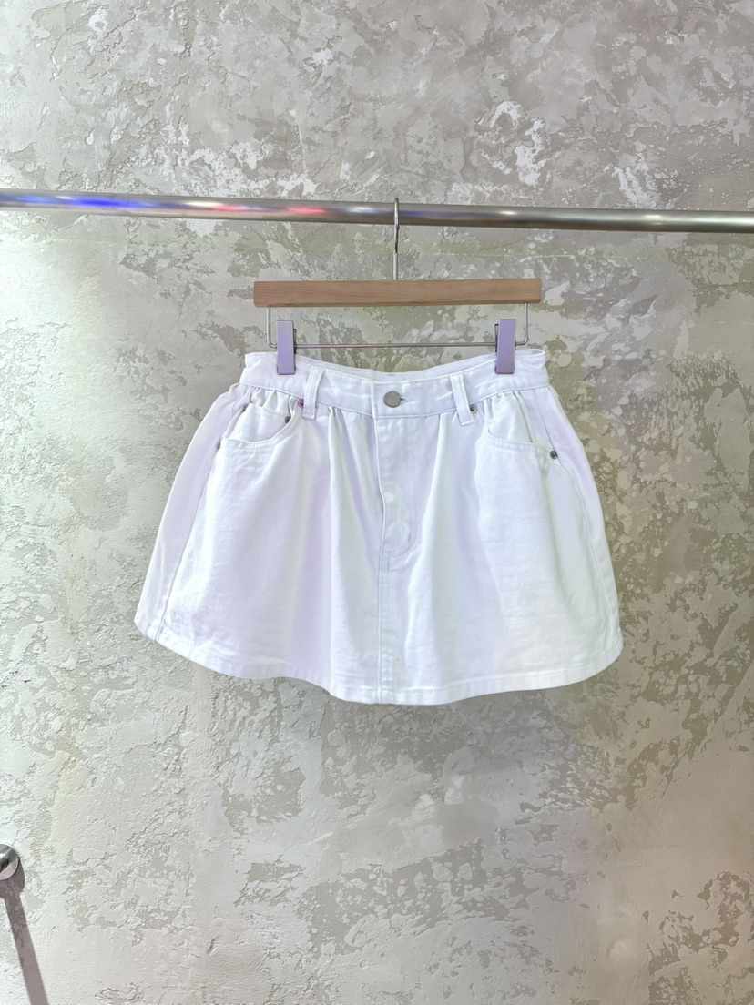 PIN-UP東大門實拍女裝新款人氣休閑熱賣時尚推薦短裙喇叭PIN-UP短裙