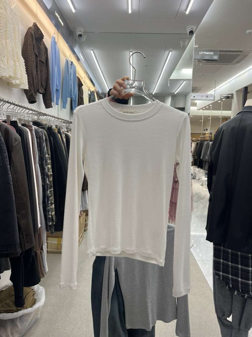 LATTEMOOD東大門代購女士新品熱賣人氣時尚真品推薦長袖T恤LATTEMOOD長袖T恤