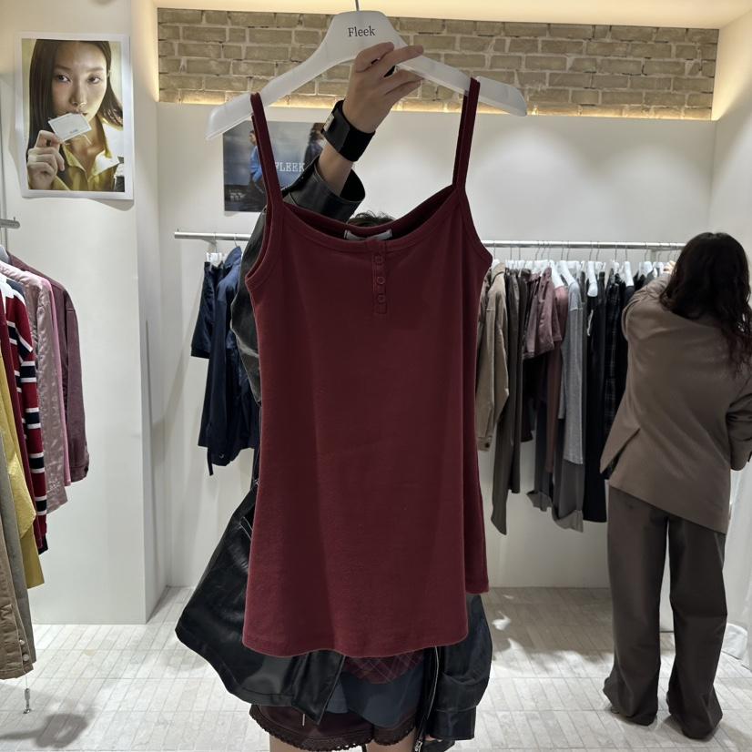 FLEEK東大門實拍女裝新品職業熱賣真品時尚連衣裙OPS無袖Fleek連衣裙