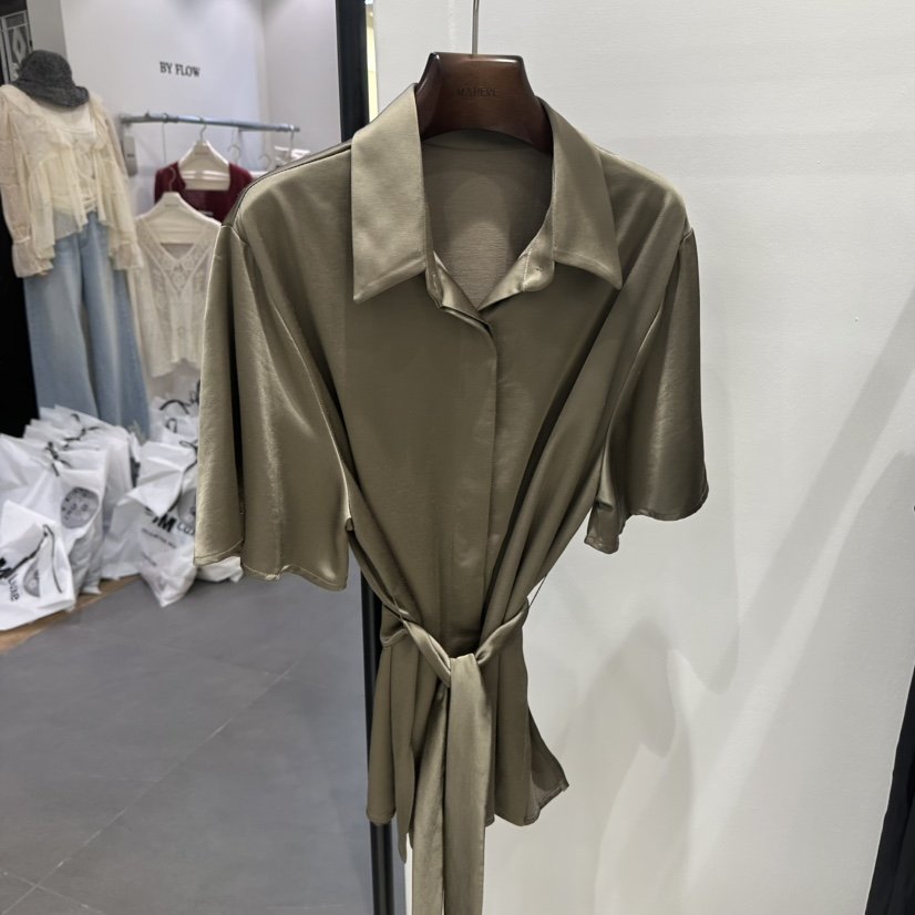 MATIERE東大門實拍女士新品人氣職業真品休閑推薦襯衫蕾絲衫MATIERE襯衫/蕾絲衫