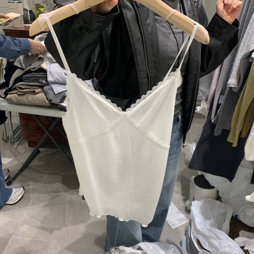 WELL ROW東大門實拍女士新款推薦時尚熱賣真品人氣吊帶背心WELL ROW吊帶/背心