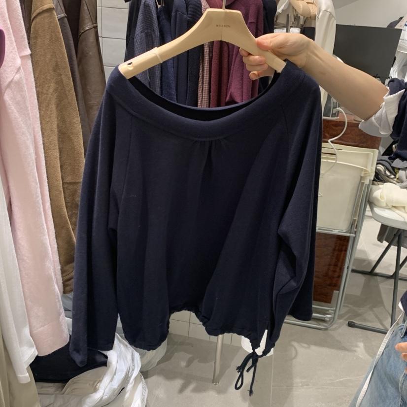 WELL ROW韓國代購女士新品人氣時尚休閑熱賣真品職業衛衣WELL ROW衛衣