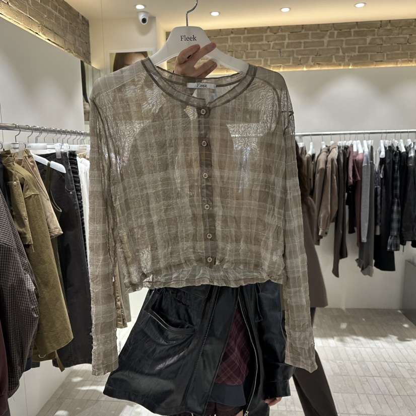 FLEEK東大門實拍女裝新款時尚休閑真品熱賣人氣襯衫蕾絲衫Fleek襯衫/蕾絲衫