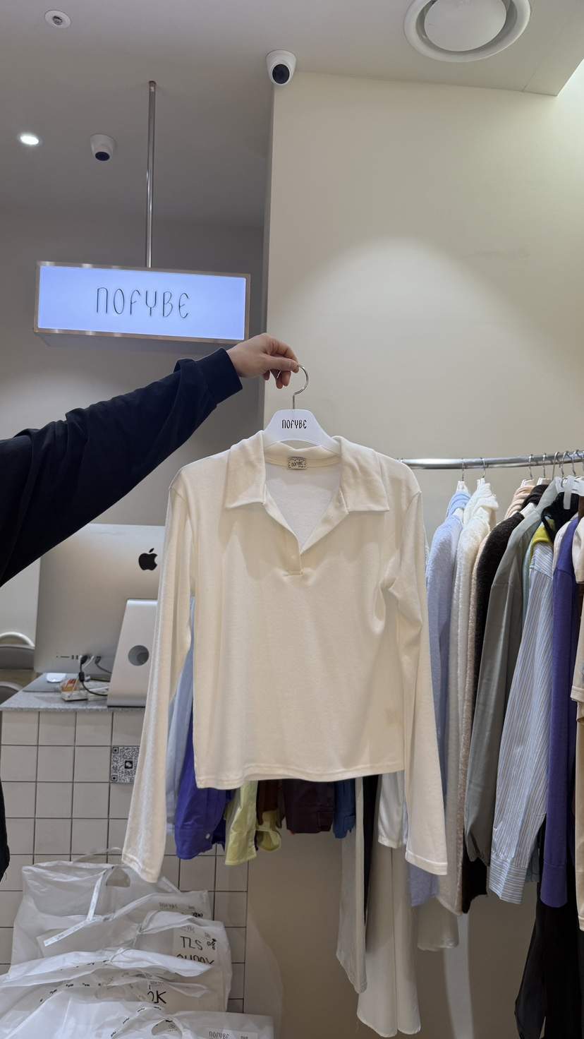 NOFYBE東大門直郵女裝新品真品推薦人氣時尚熱賣休閑長袖T恤NOFYBE長袖T恤