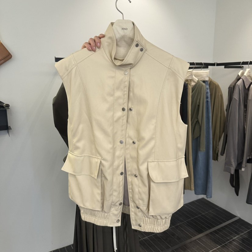 FIND-P東大門實拍女裝新款休閑時尚熱賣真品推薦馬甲皮革FIND-P馬甲