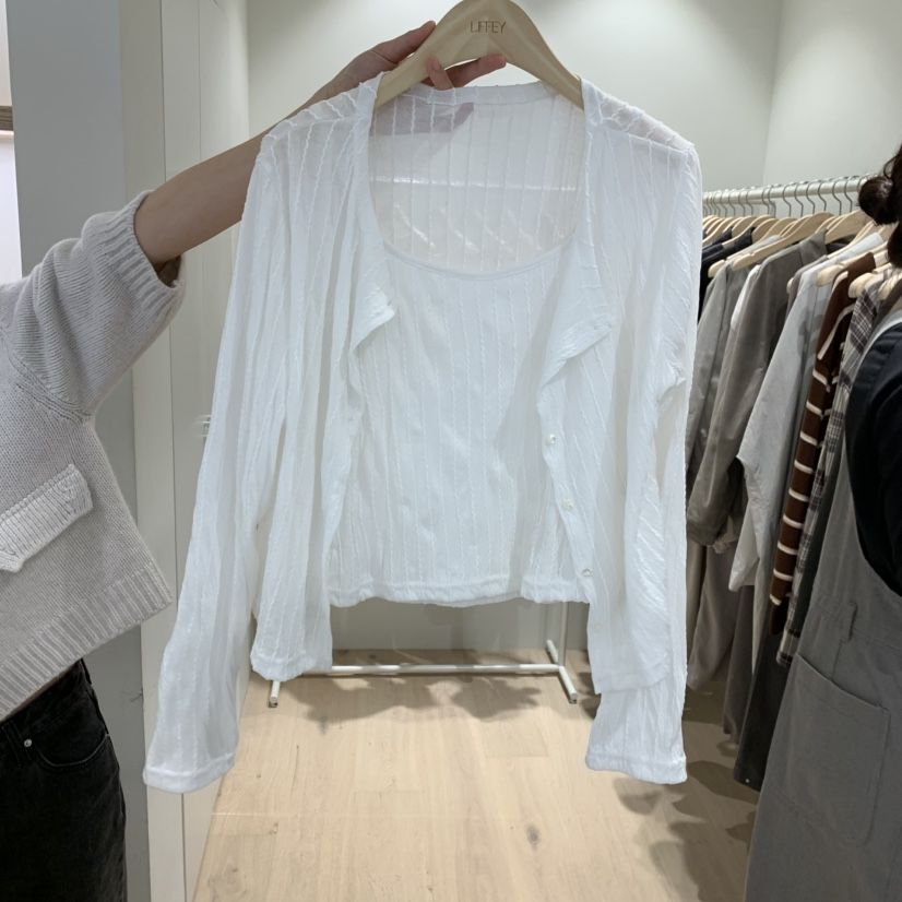 LIFFEY韓國代購女裝新品人氣時尚真品熱賣長袖T恤不含內搭LIFFEY長袖T恤