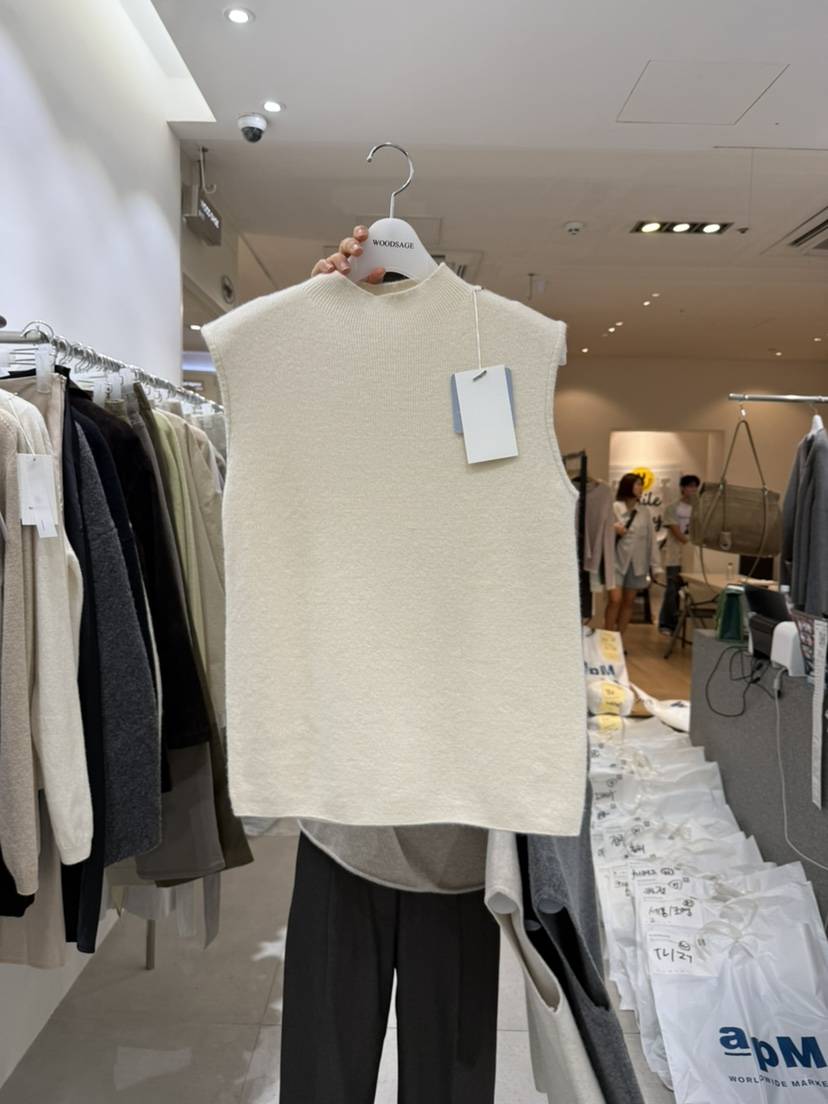 WOOD SAGE韓國代購女裝新品真品休閑熱賣推薦吊帶背心無袖WOOD SAGE吊帶/背心