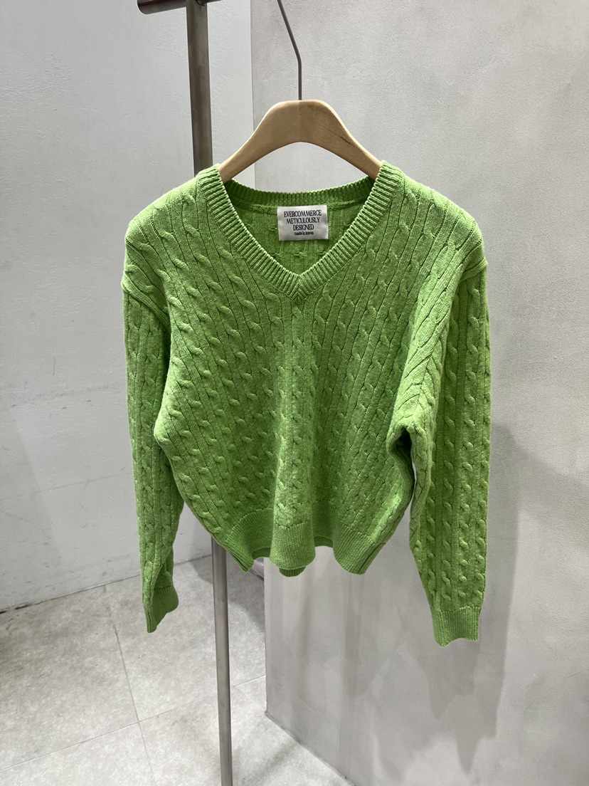 EVERCOMMERCE METICULOUSLY DESIGNED東大門直郵女士新款人氣針織衫棉質EVERCOMMERCE METICULOUSLY DESIGNED針織衫