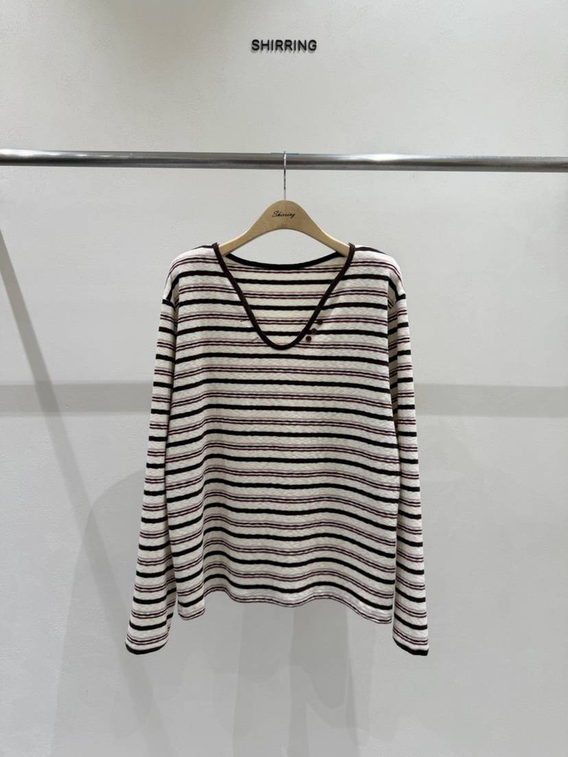 SHIRRING東大門實拍女裝新品推薦真品人氣時尚休閑長袖T恤SHIRRING長袖T恤
