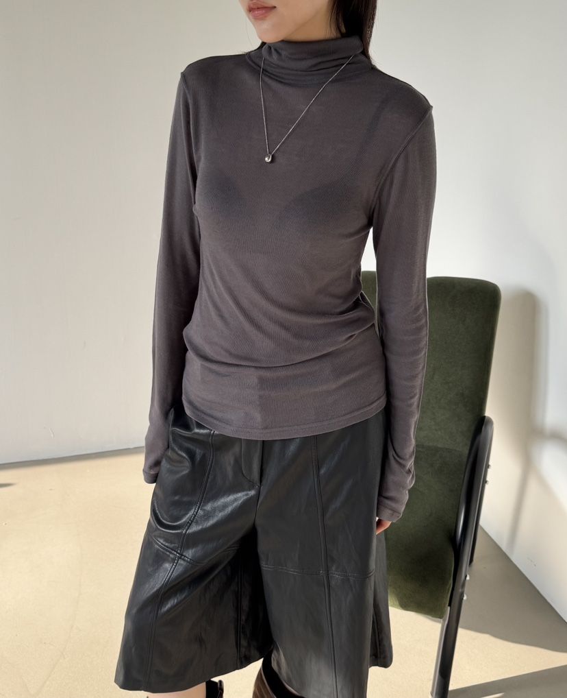 LE ETOILE韓國代購女裝新品真品人氣休閑熱賣長袖T恤高領Le etoile長袖T恤