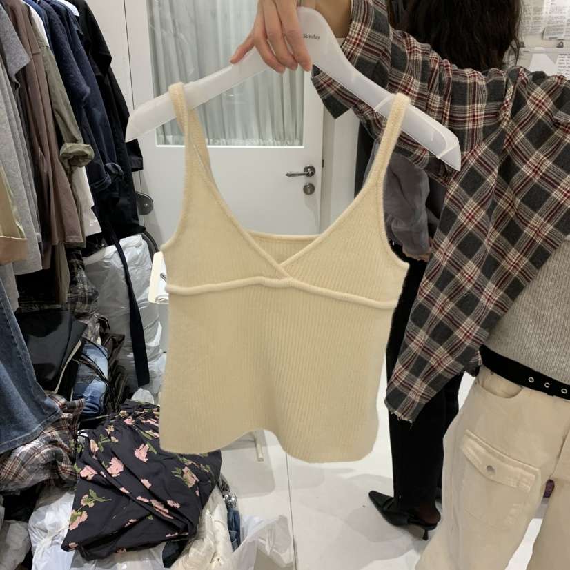 MONDAY TO SUNDAY東大門實拍女裝新品時尚吊帶背心露臍MONDAY TO SUNDAY吊帶/背心