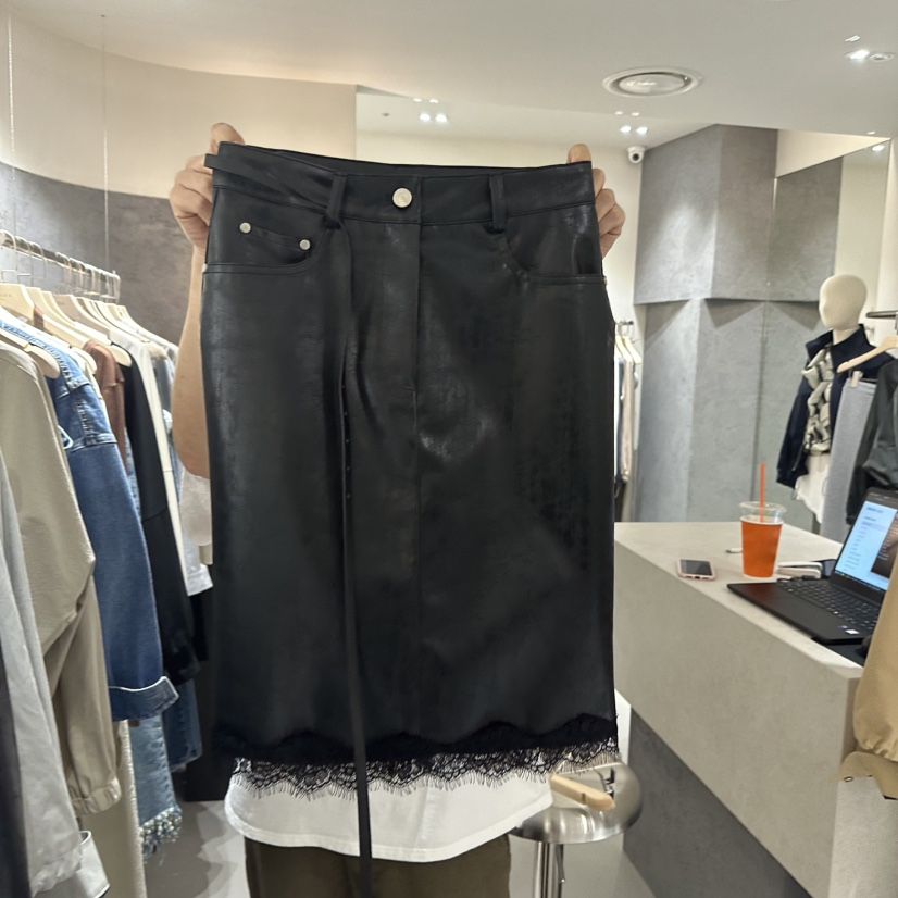 GENTLE B/LOVENTINA韓國直郵女裝新品推薦半身裙中短裙皮裙GENTLE B/LOVENTINA半身裙/中短裙